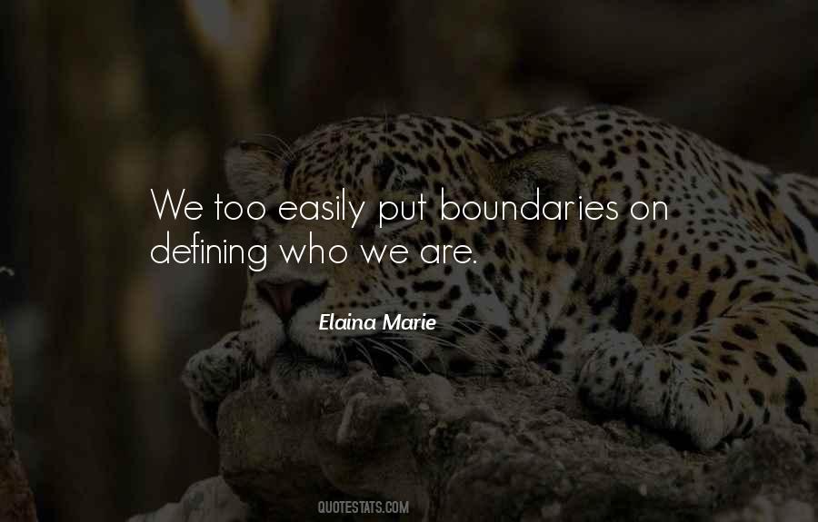 On Boundaries Quotes #1277562