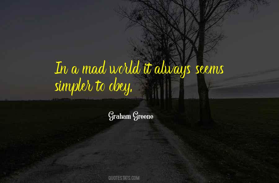 Quotes About Mad World #833258