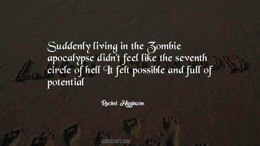 Best Zombie Apocalypse Quotes #295500
