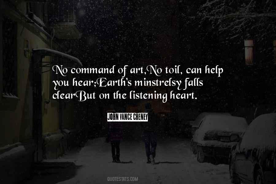 Listening Heart Quotes #1114065