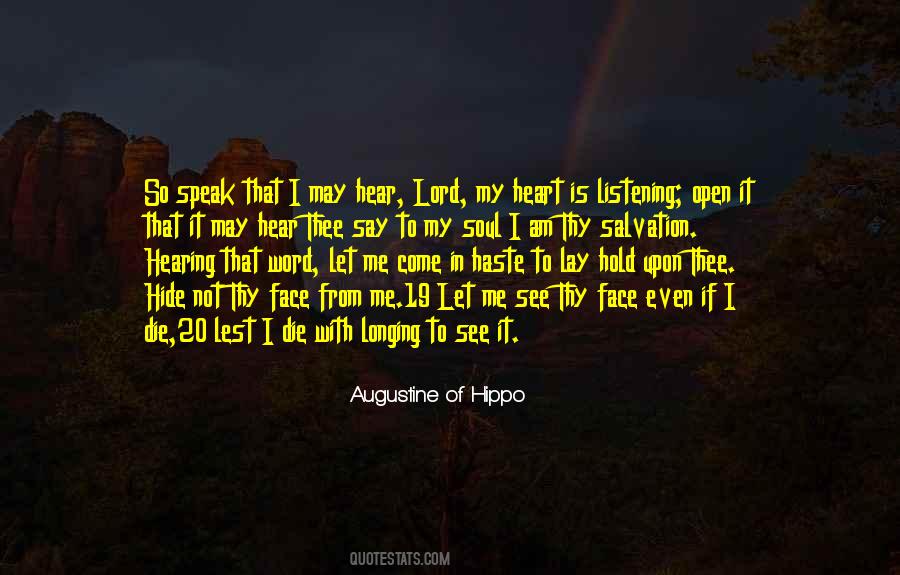 Listening Heart Quotes #1167782