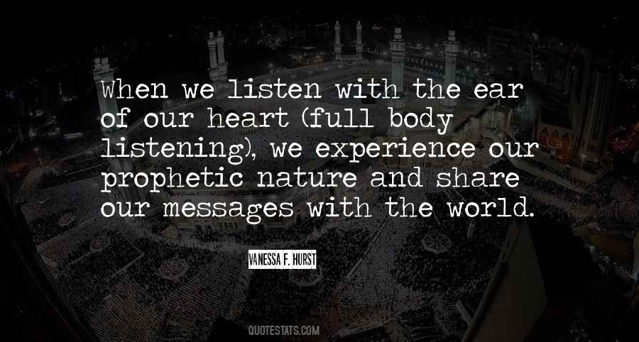 Listening Heart Quotes #235037