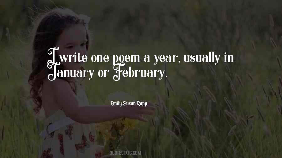 Years Where January Quotes #581842