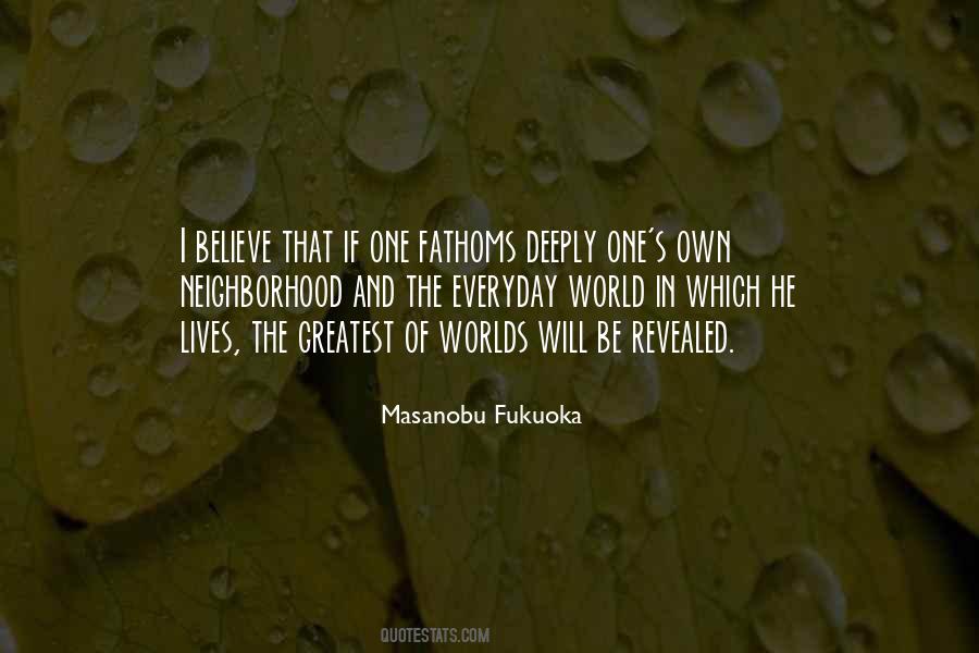 Fukuoka Masanobu Quotes #898505