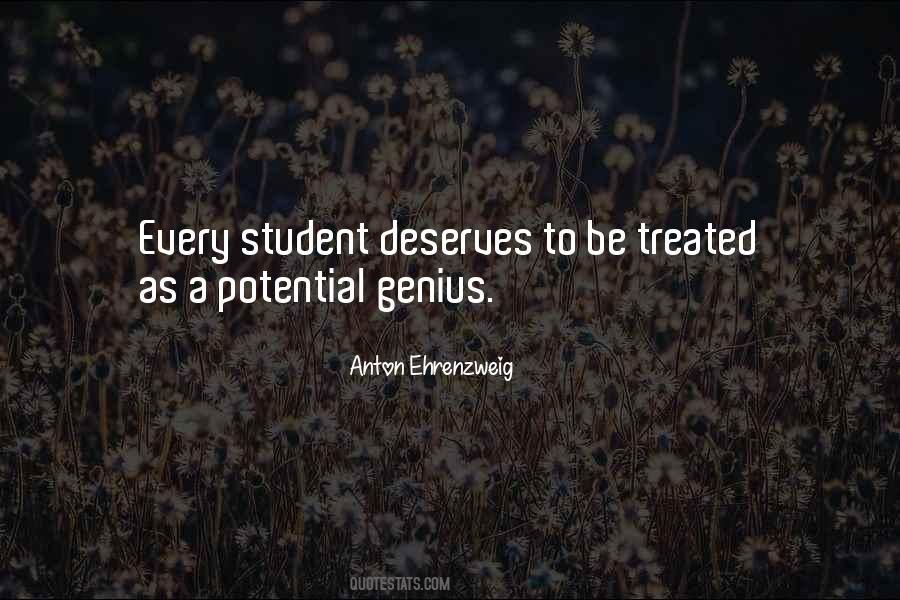 Student Potential Quotes #287708