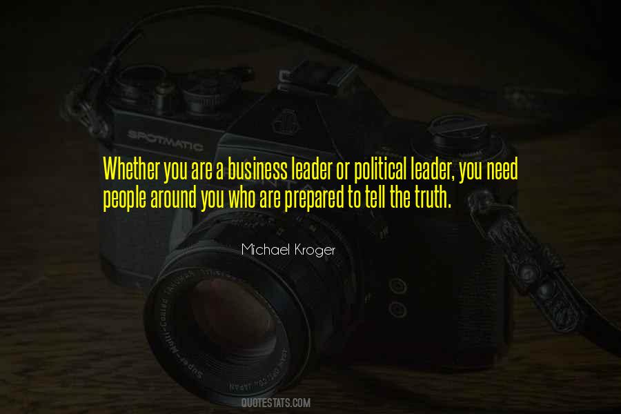 Political Leader Quotes #1685271