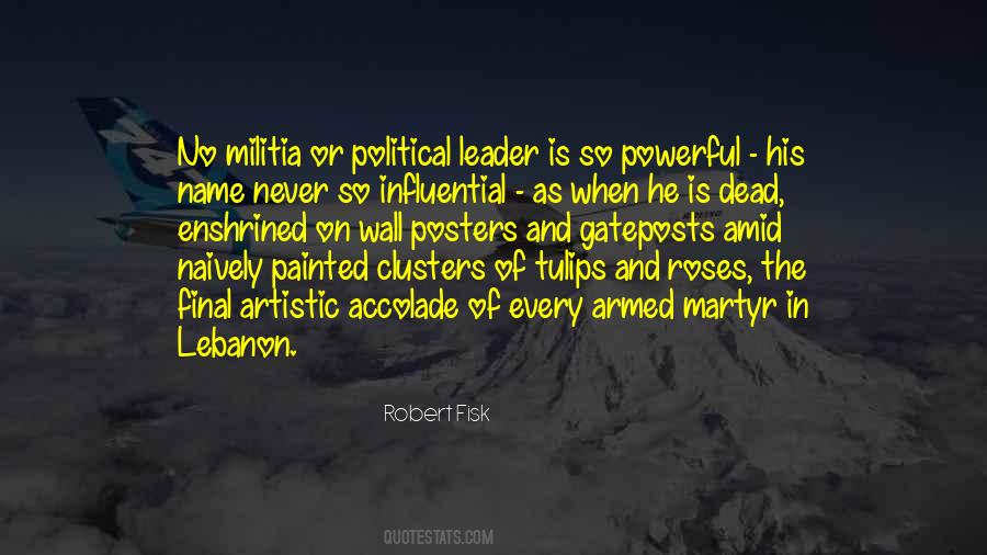 Political Leader Quotes #670693
