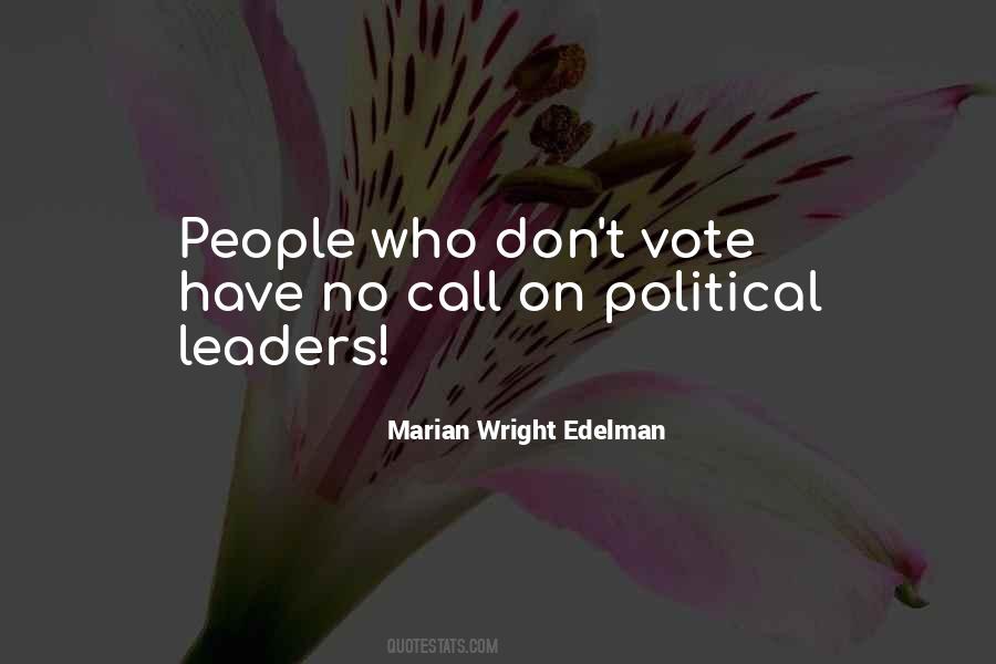 Political Leader Quotes #901936