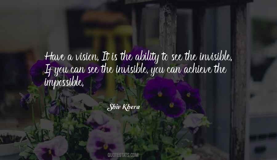 Have A Vision Quotes #981260