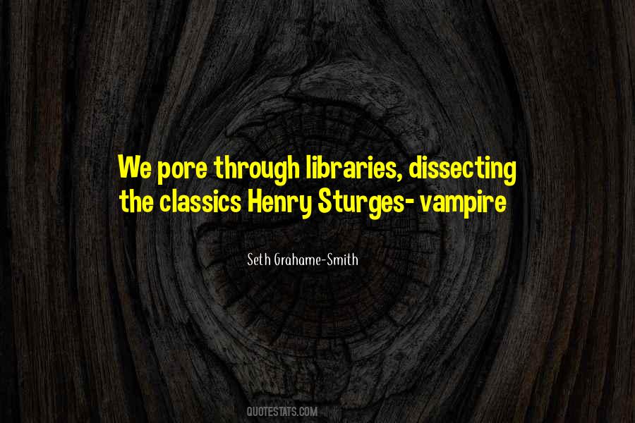 Libraries Vampires Quotes #468948