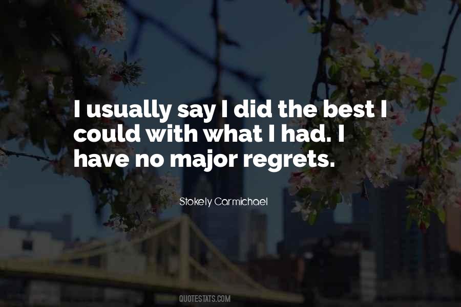 I Did The Best I Could Quotes #1603206