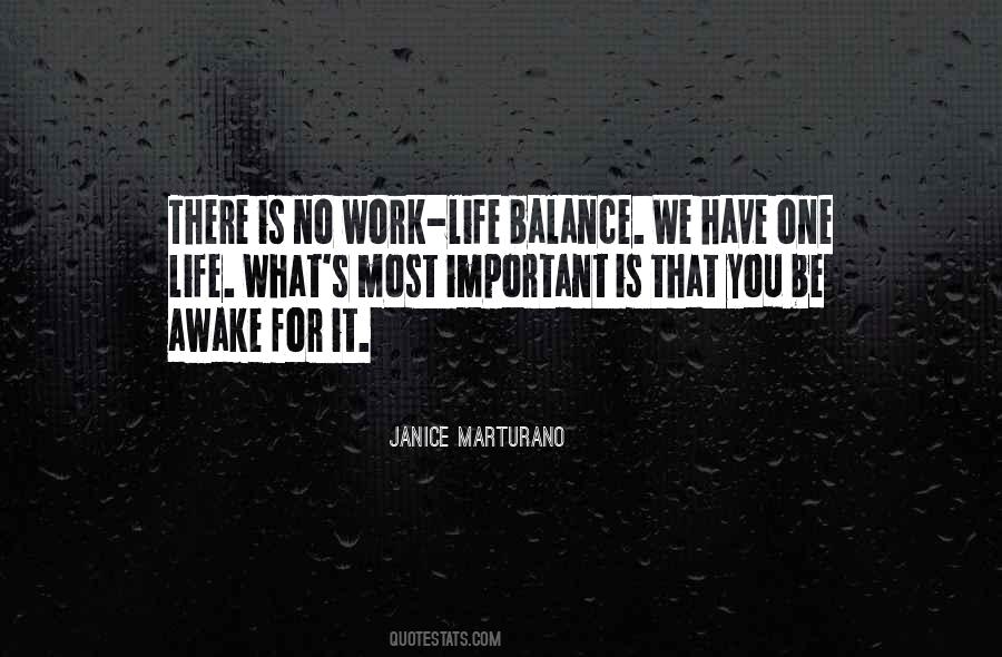 Balance Life Quotes #192479