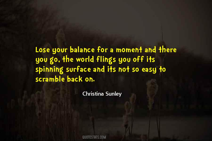 Balance Life Quotes #27176