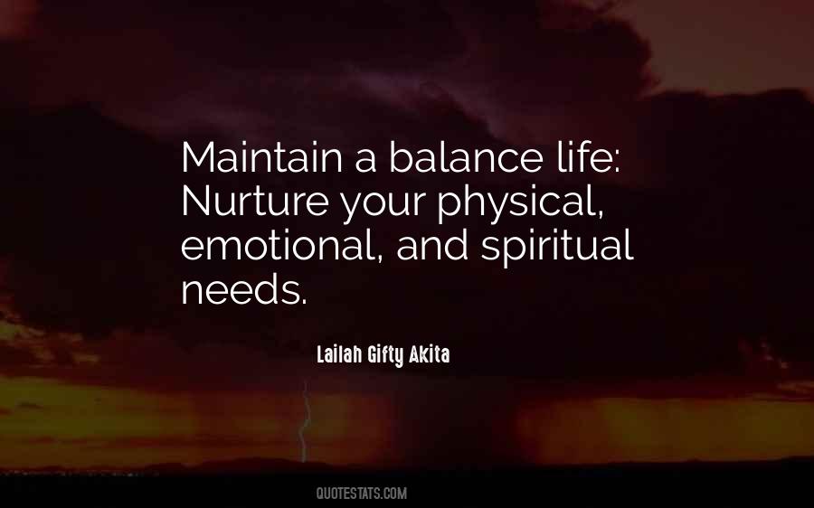 Balance Life Quotes #694583