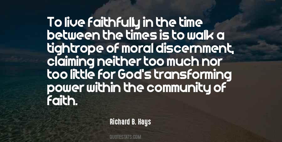 Discernment Of Time Quotes #1663549