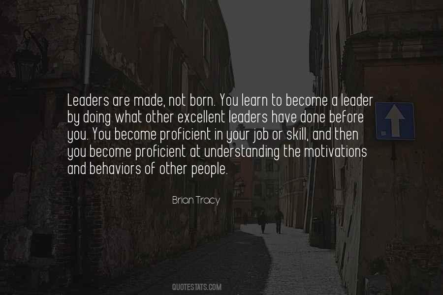 Excellent Leaders Quotes #715898