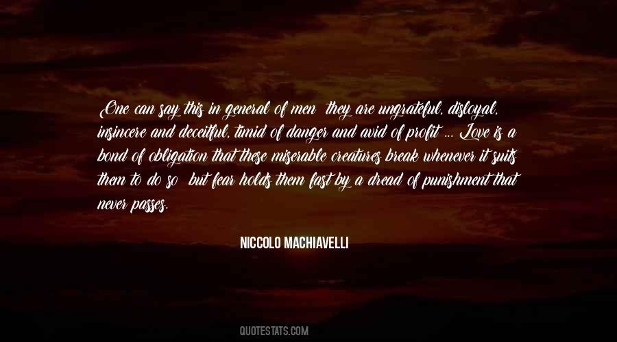 Quotes About Machiavelli Fear #1137158