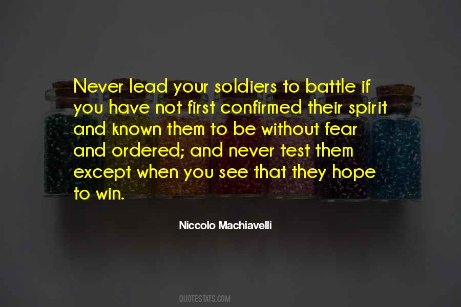 Quotes About Machiavelli Fear #1173221