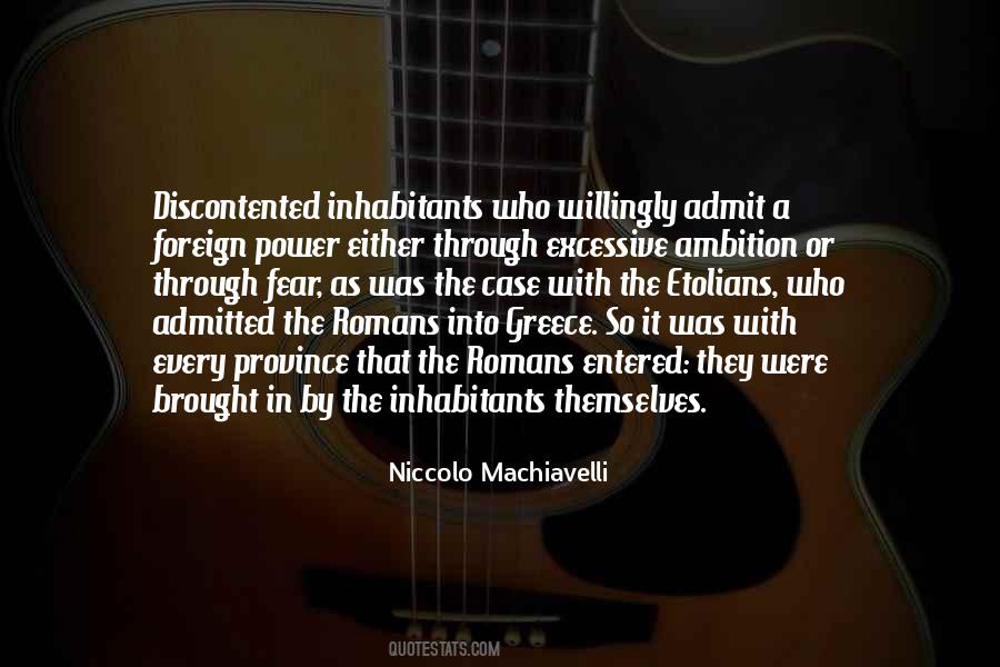 Quotes About Machiavelli Fear #168100
