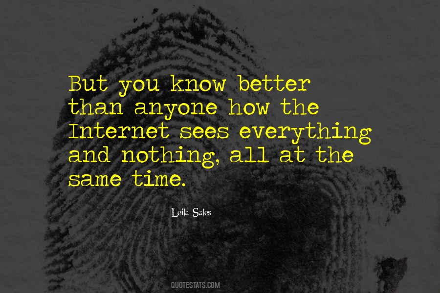 Better Than You Know Quotes #125502