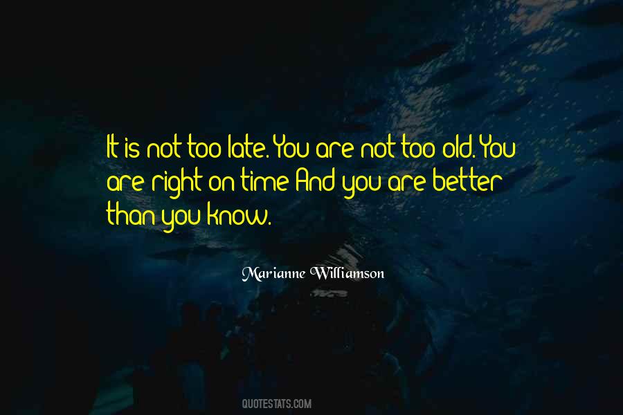 Better Than You Know Quotes #7214