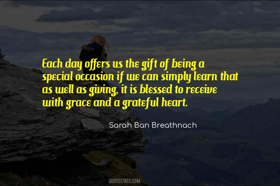 Grace Of Giving Quotes #1005784