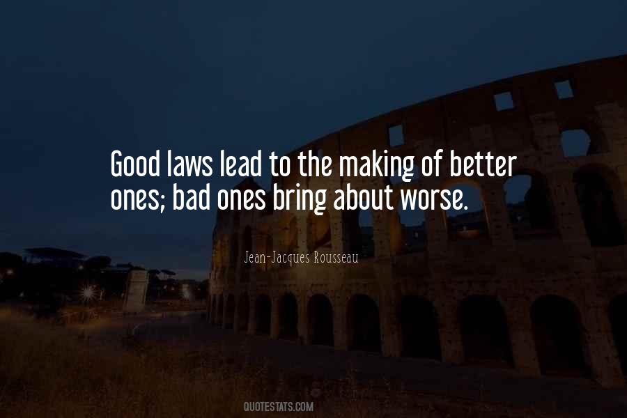 Better To Worse Quotes #156800