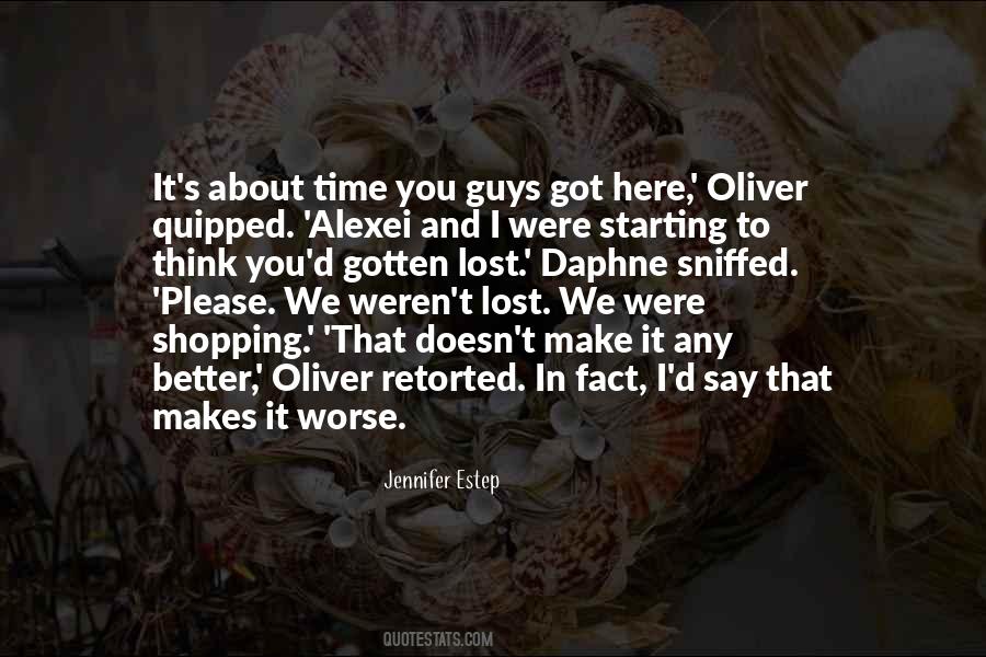 Better To Worse Quotes #28990
