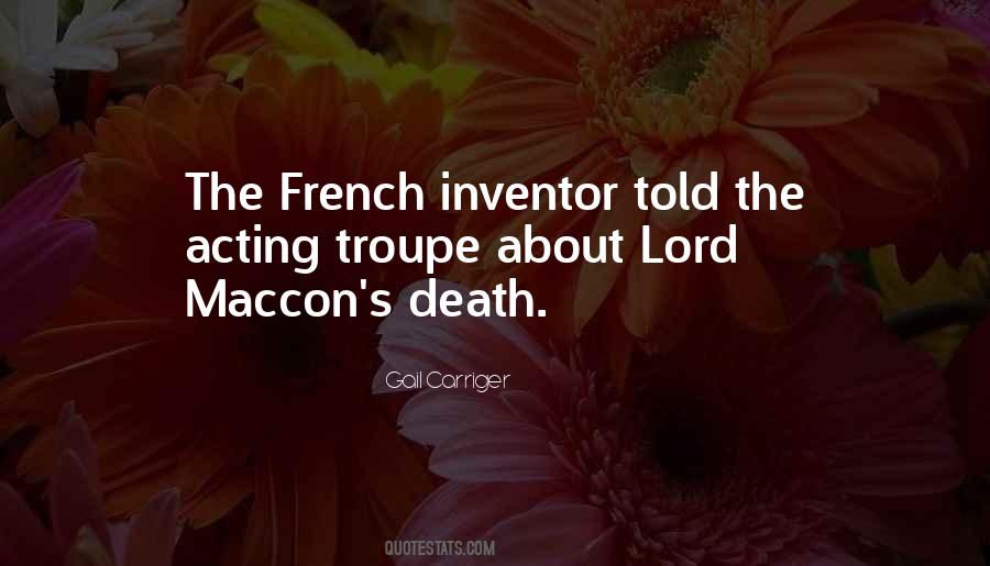 Quotes About Maccon #901542