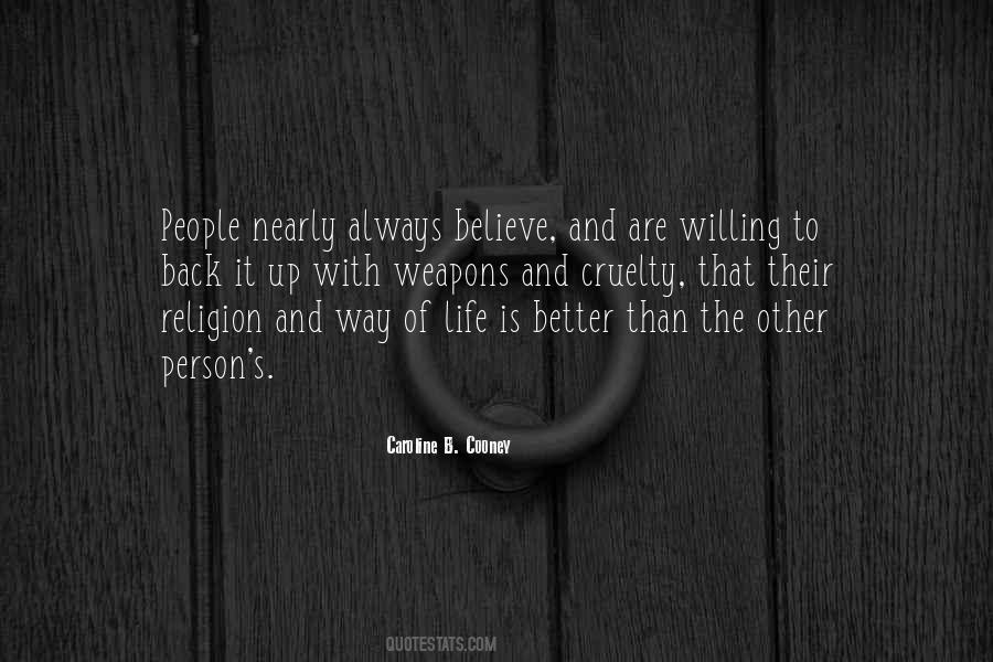 Better Way Of Life Quotes #130892