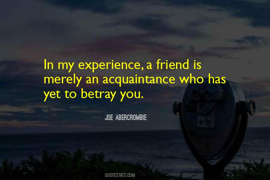 Friend Or Acquaintance Quotes #868536