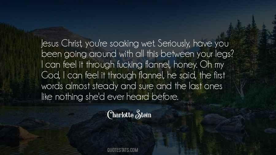 Between My Legs Quotes #379054