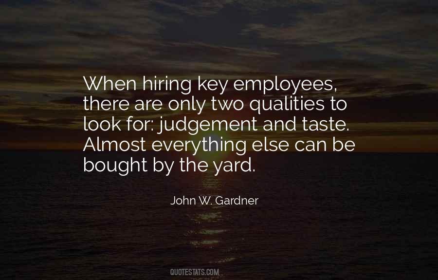Hiring Employees Quotes #1267124