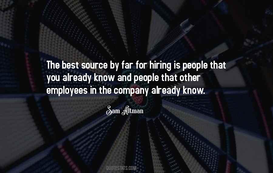 Hiring Employees Quotes #1739616
