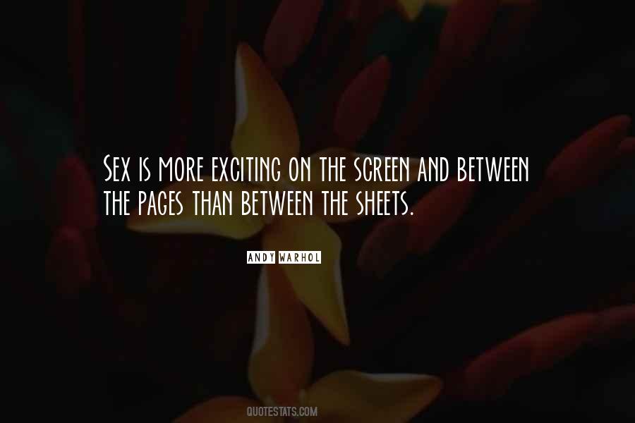 Between The Sheets Quotes #110744