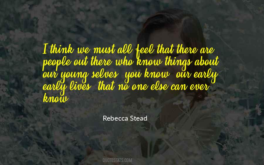 Things I Know Quotes #12689