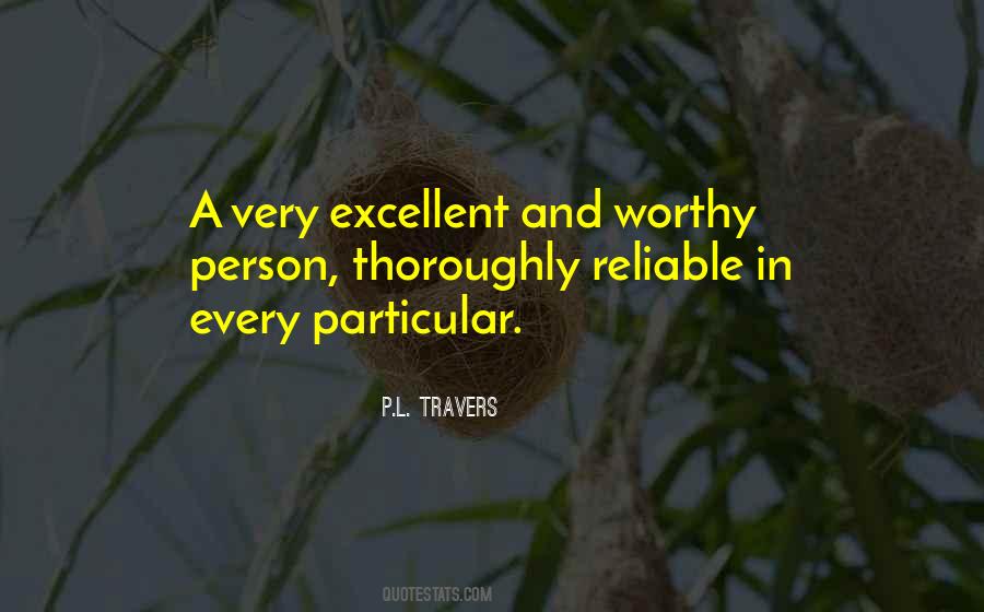 Reliable People Quotes #239079
