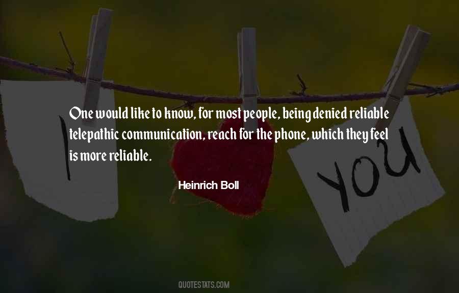 Reliable People Quotes #256726