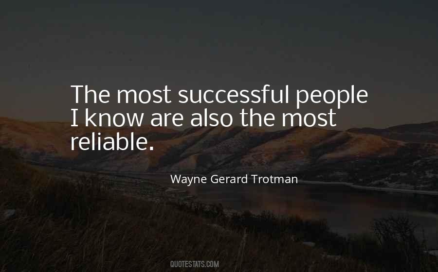 Reliable People Quotes #78178