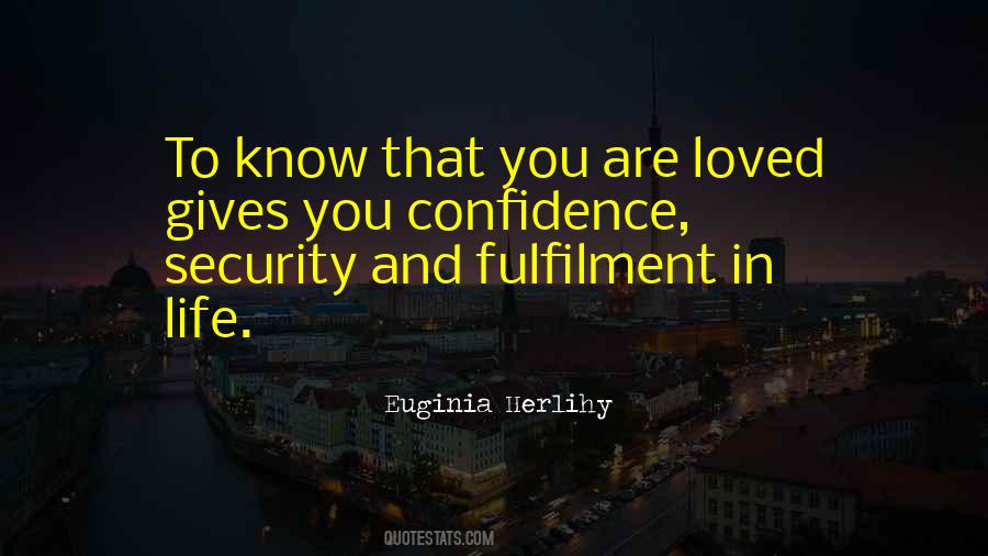 Life And Fulfilment Quotes #1189067