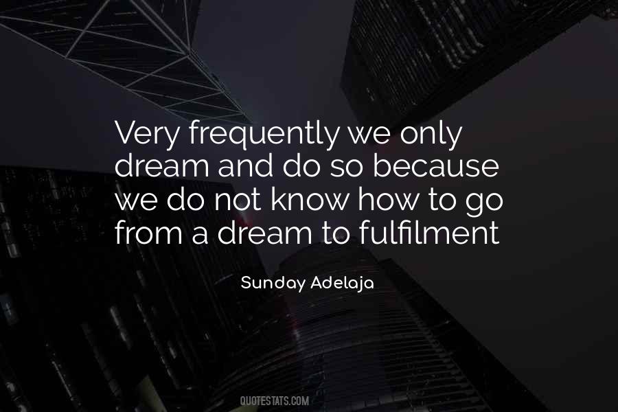 Life And Fulfilment Quotes #1761128