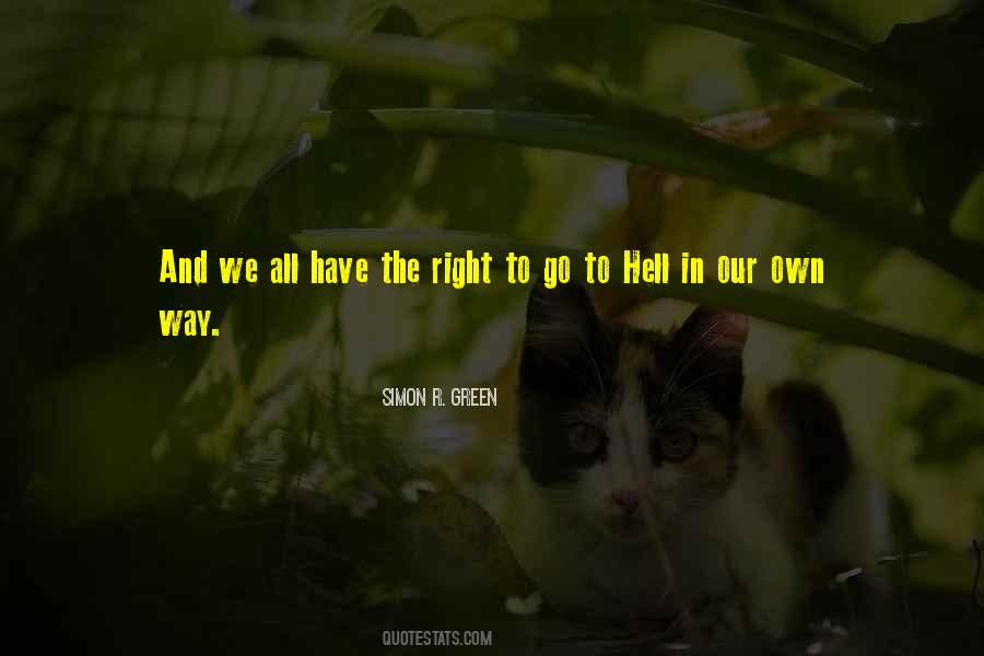 Green Hell Quotes #1200958