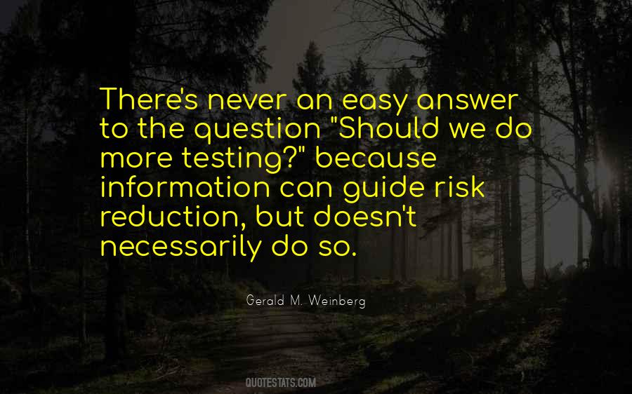 Testing To Quotes #342312
