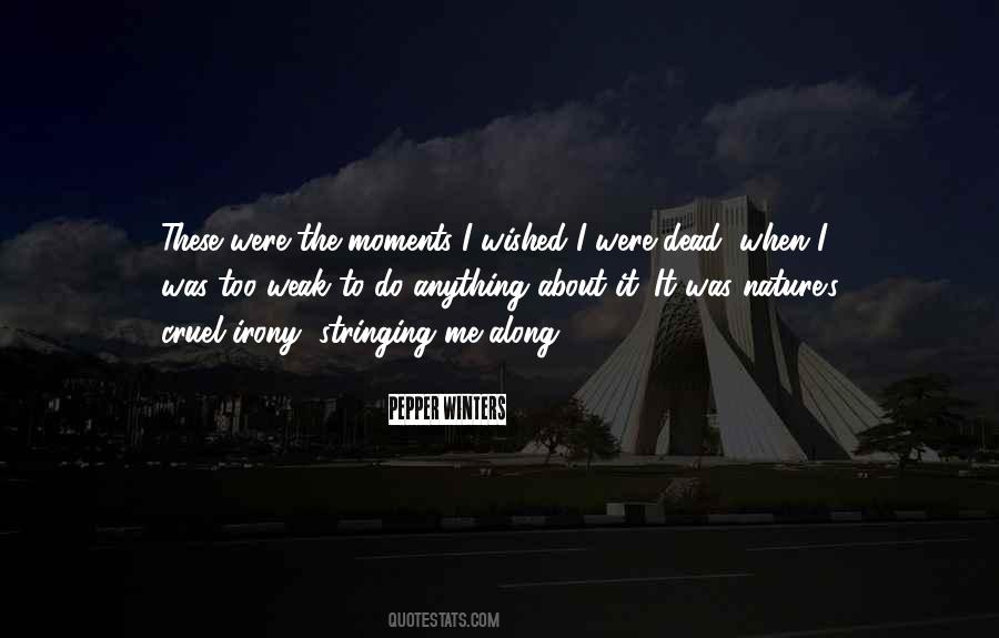 Cruel Irony Quotes #520251