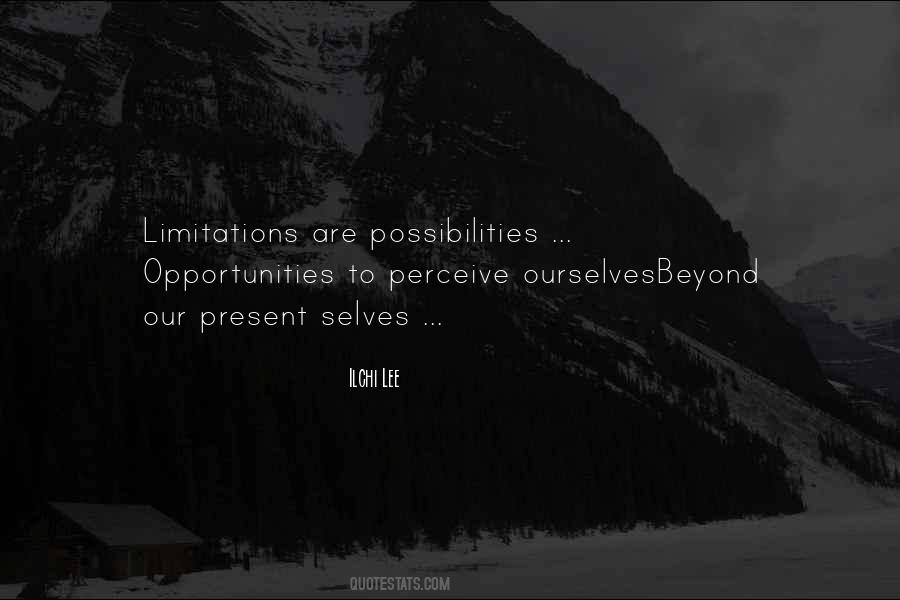 Beyond Limitations Quotes #1337934