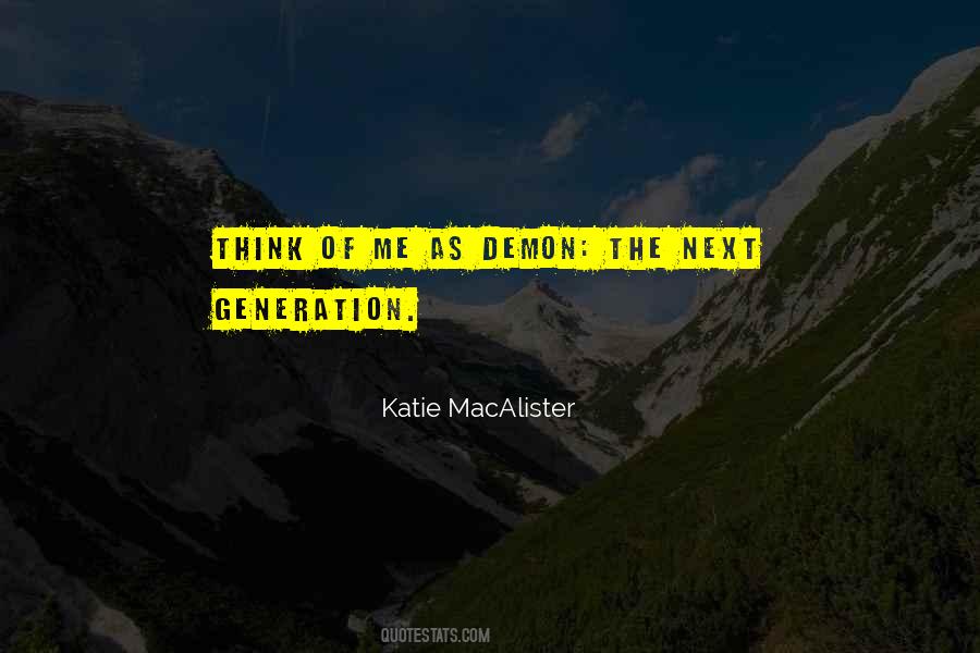 Quotes About Macalister #1224804