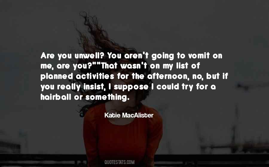 Quotes About Macalister #668735