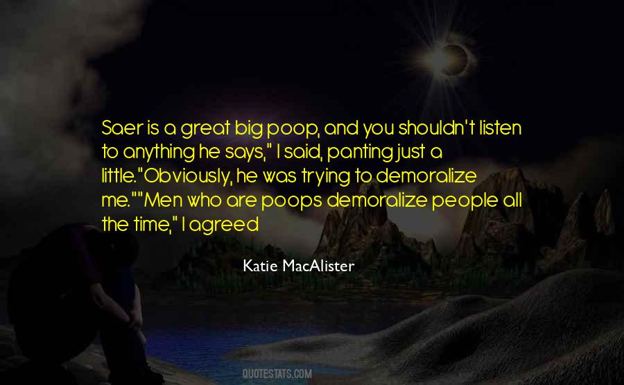 Quotes About Macalister #771106
