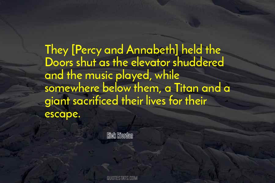 Annabeth And Percy Quotes #199615