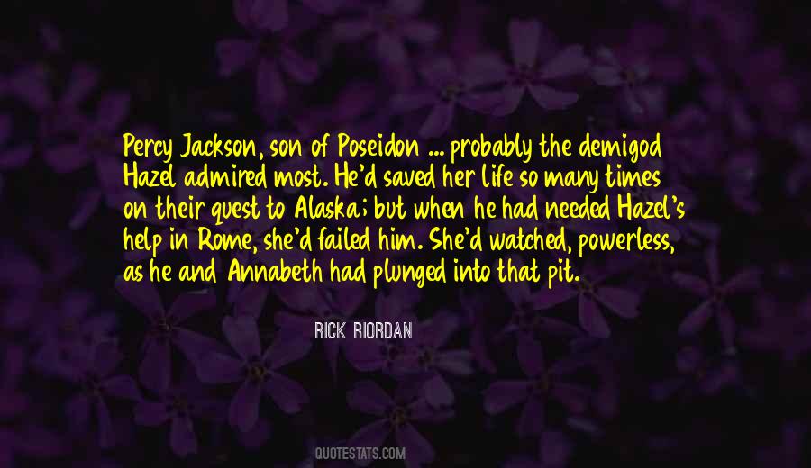 Annabeth And Percy Quotes #55941